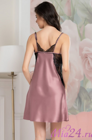 Сорочка шелковая Mia-Amore "Olivia" 3640 розовый