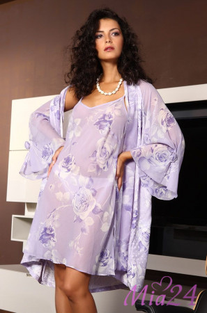 Сорочка шелковая Mia-Mia "Violetta" 5764