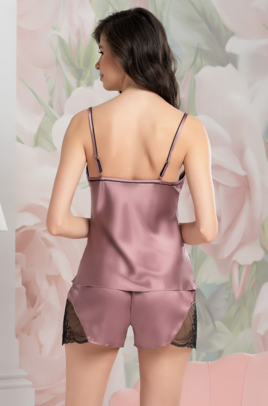 Пижама шелковая Mia-Amore "Olivia" 3642 античная роза