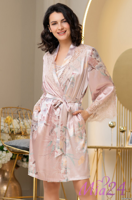 Халат шелковый Mia-Amore "Milinda" 3723