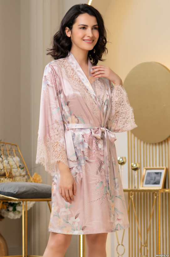 Халат шелковый Mia-Amore "Milinda" 3723