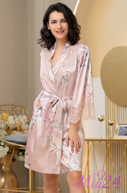 Халат шелковый Mia-Amore "Milinda" 3723