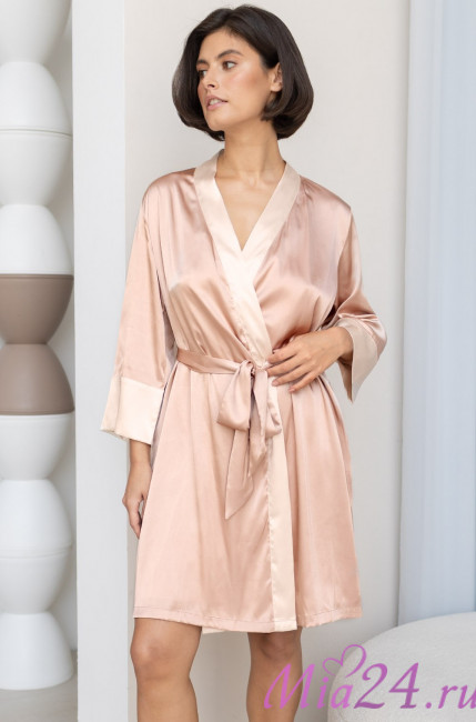 Халат короткий женский Mia-Amore "Hailey" 7303