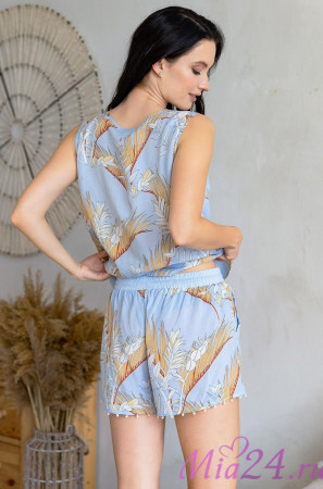 Комплект с шортами из вискозы Mia-Amore "Palm beach" 1982 Комплект с шортами из вискозы Mia-Amore "Palm beach" 1982