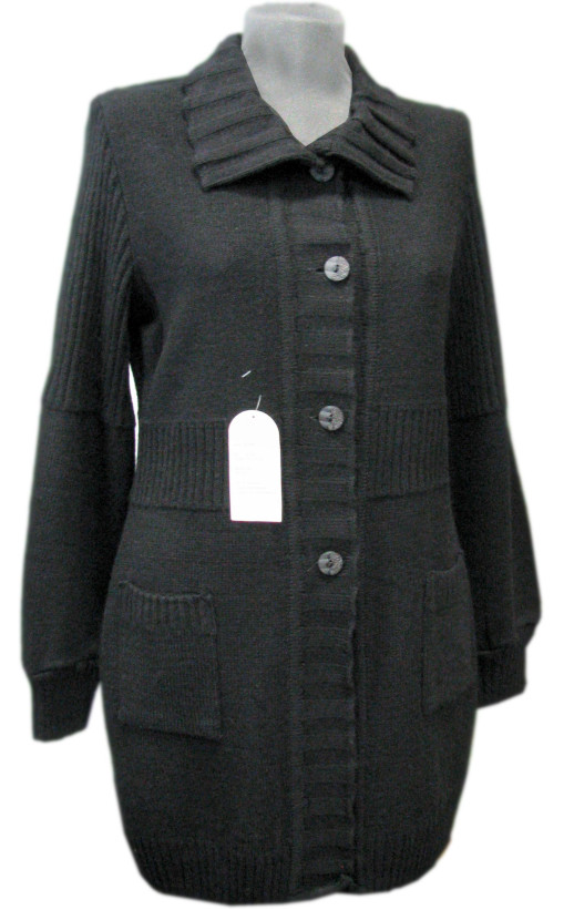 Жакет вязаный на пуговицах 1534 белый