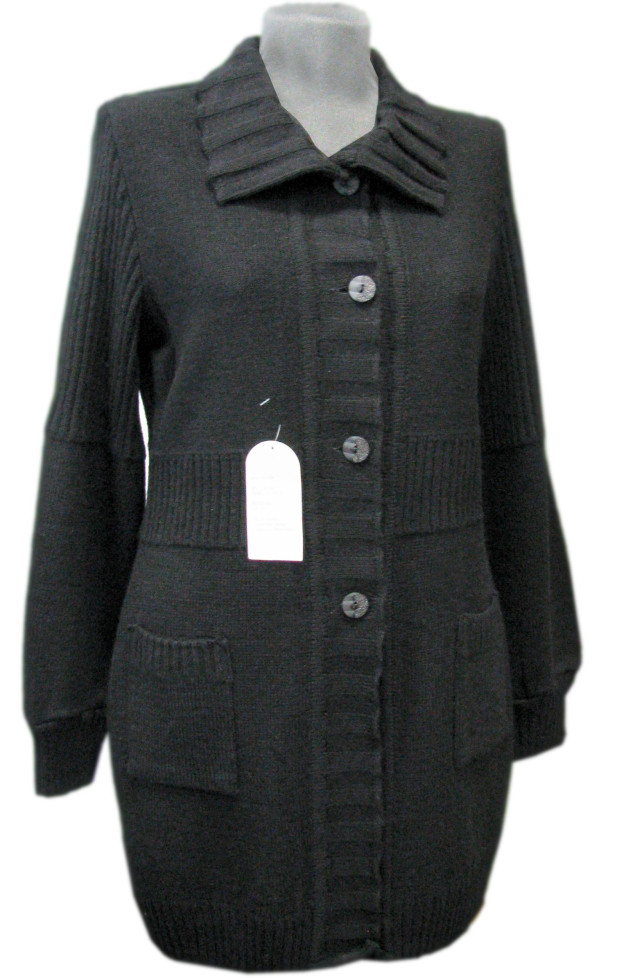 Жакет вязаный на пуговицах 1534 белый