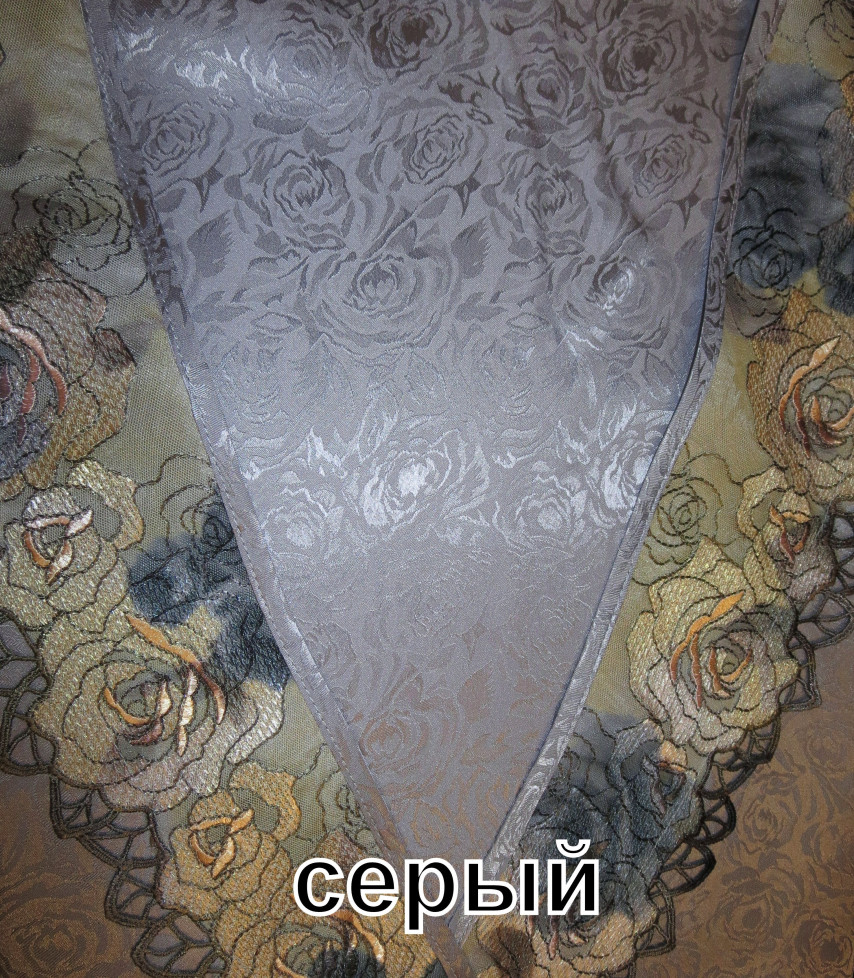 5863 Халат "Mona Lisa" grey