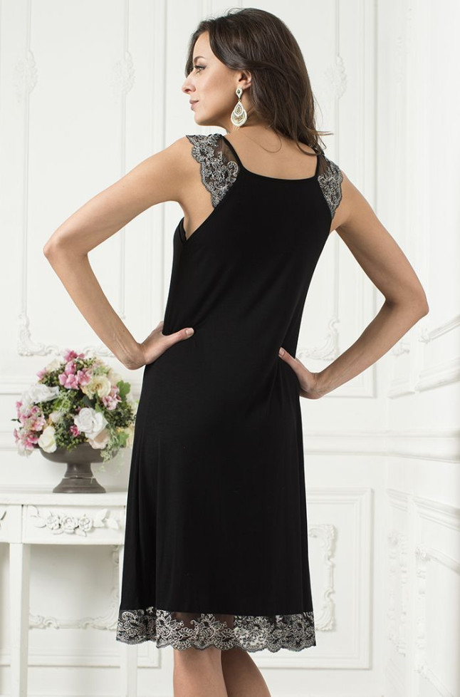 Сорочка женская из модала Mia-Amore Nuar 6244 черный