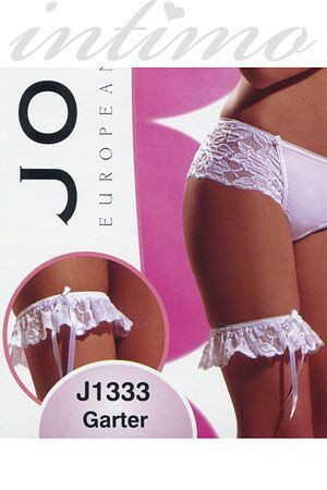 Кружевная подвязка Jolidon "Linia Lace" 1333 белый