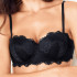 Бюстгальтер фашия пуш-ап "Deluxe" My Class Lormar черный