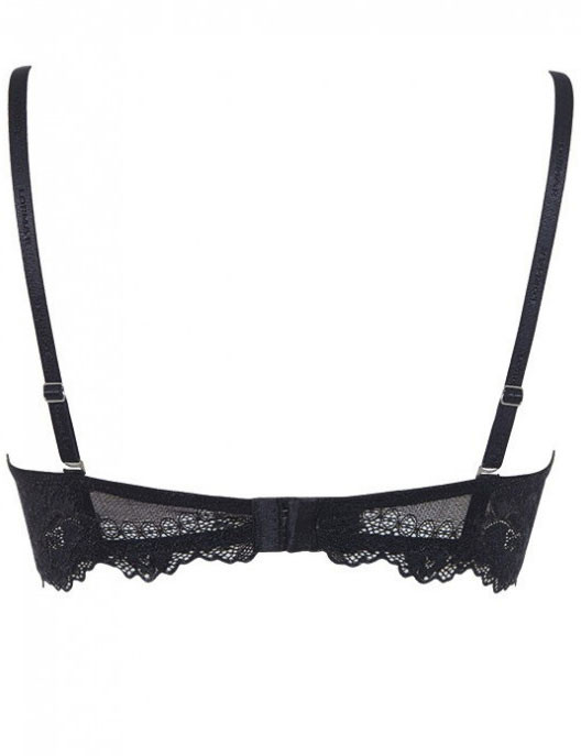 Бюстгальтер фашия пуш-ап "Deluxe" My Class Lormar черный