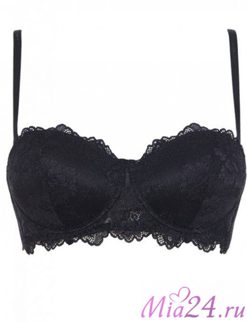 Бюстгальтер фашия пуш-ап "Deluxe" My Class Lormar черный