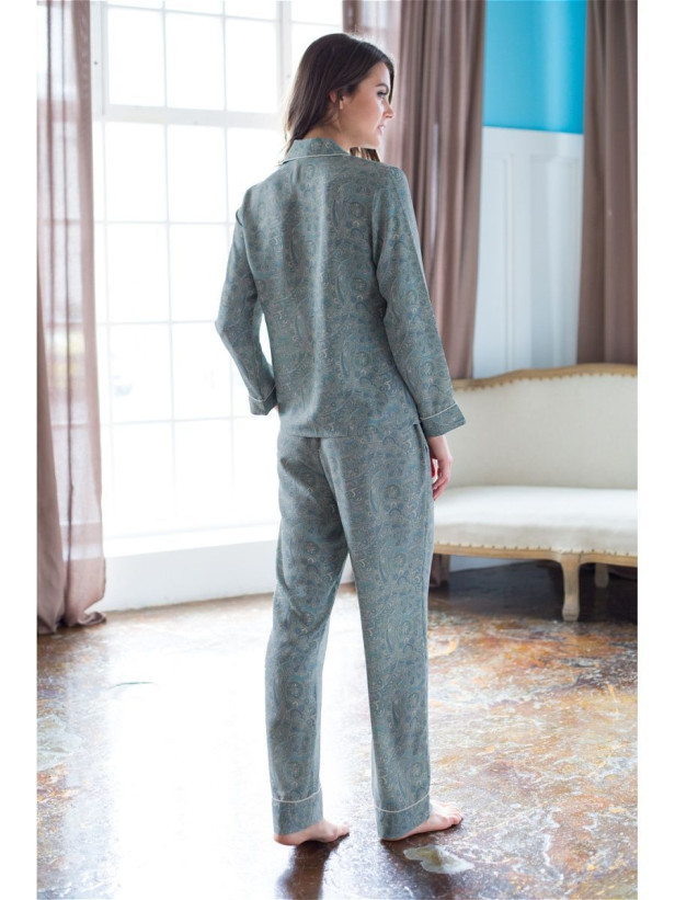 Комплект женский домашний Mia-Mia "Olivia" 17426 голубой