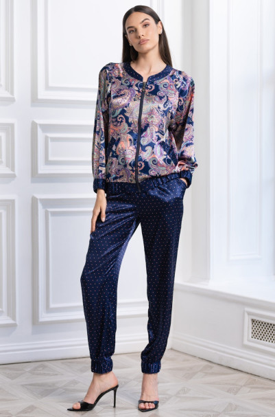 Комплект домашней одежды шелковый Mia-Amore "Ettro" 3524