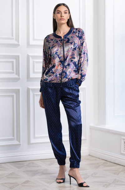 Комплект домашней одежды шелковый Mia-Amore "Ettro" 3524