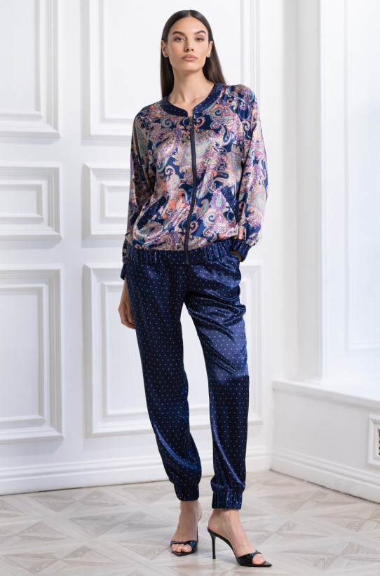 Комплект домашней одежды шелковый Mia-Amore "Ettro" 3524