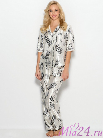 Комплект домашний женский Mia-Mia "Patricia" 17066 белый