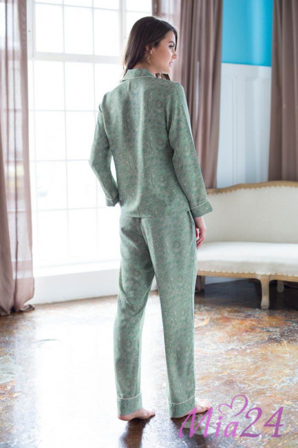 Комплект женский Mia-Mia "Olivia" 17426 оливковый Комплект женский Mia-Mia "Olivia" 17426 оливковый