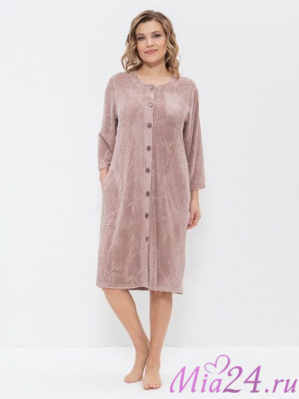 1213 Халат женский "Cleo" коричневый