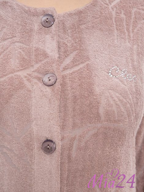 1213 Халат женский "Cleo" коричневый 1213 Халат женский "Cleo" коричневый