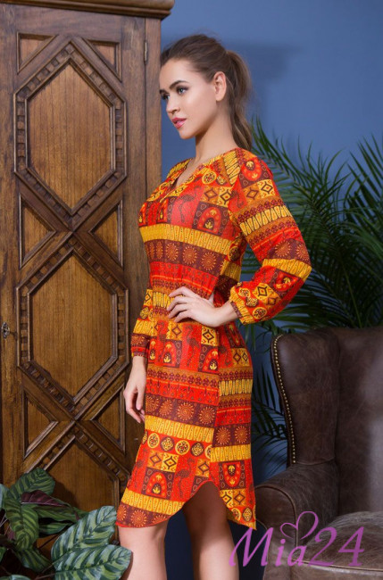 Туника пляжная женская Mia-Mia "Adelin" 19218 оранжевый