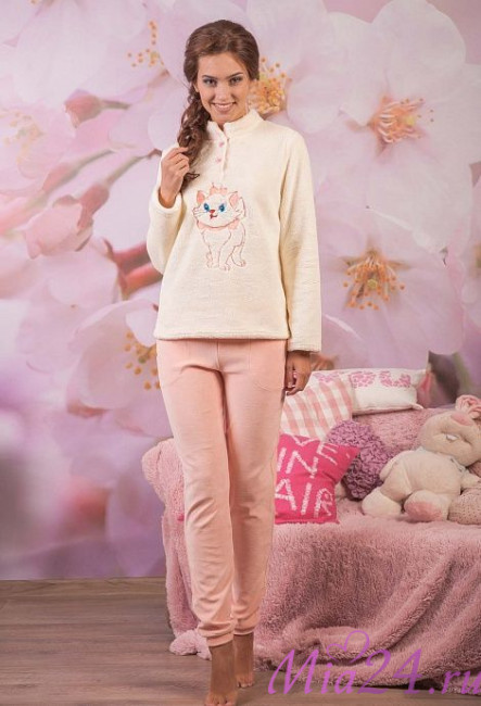720 Комплект женский "Cleo" персиковый 720 Комплект женский "Cleo" персиковый