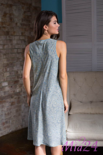 Сорочка женская Mia-Mia "Olivia" 17428 голубой