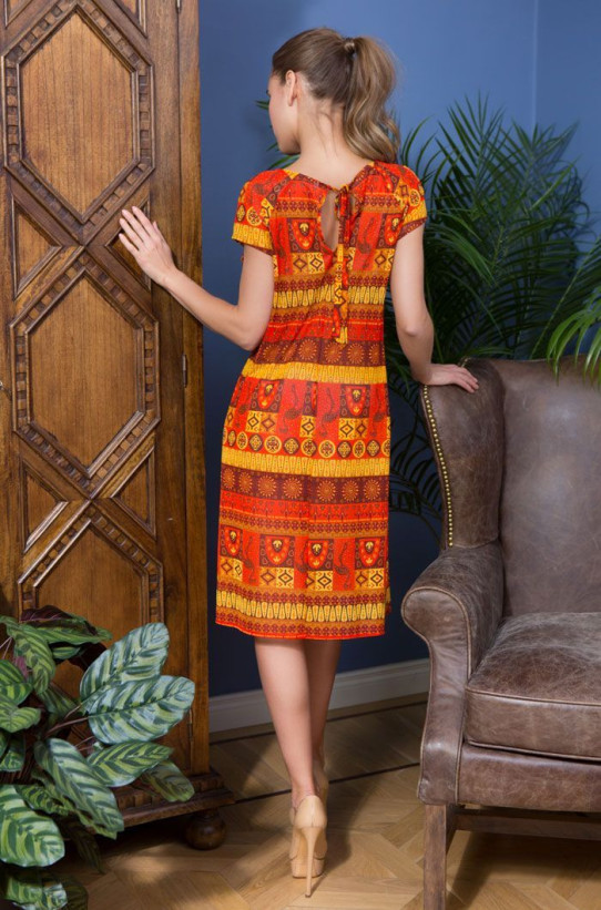 Туника пляжная женская Mia-Mia "Adelin" 19216 оранжевый