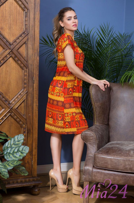 Туника пляжная женская Mia-Mia "Adelin" 19216 оранжевый