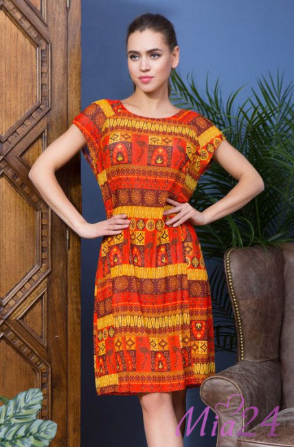 Туника пляжная женская Mia-Mia "Adelin" 19216 оранжевый