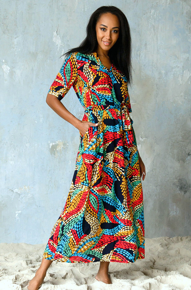 Платье домашнее женское из вискозы Mia-Mia "Dominica" 16447