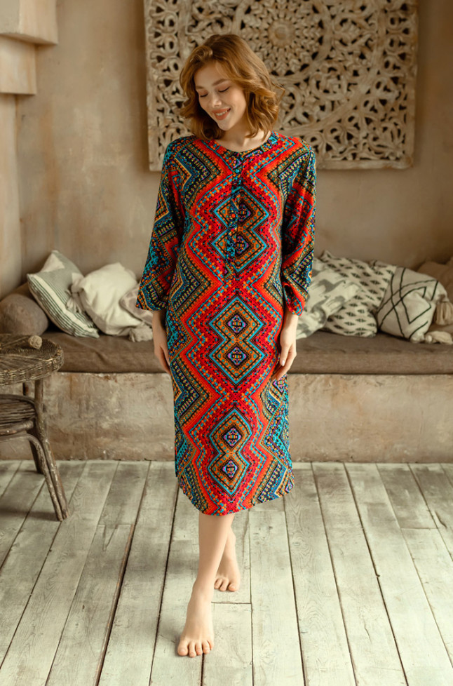 Туника домашняя женская Mia-Mia "Jana" 16435 красный