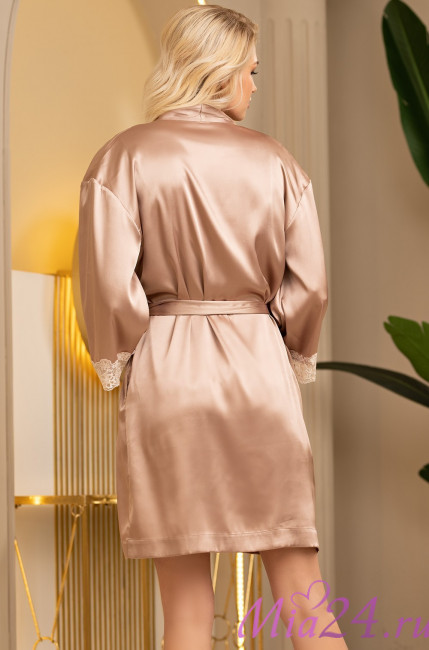 Халат шелковый женский Mia-Amore "Daniel" 3873