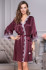 Халат женский шелковый Mia-Amore "Laura" 3293 бордо Халат женский шелковый Mia-Amore "Laura" 3293 бордо