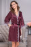 Халат женский шелковый Mia-Amore "Laura" 3293 бордо Халат женский шелковый Mia-Amore "Laura" 3293 бордо
