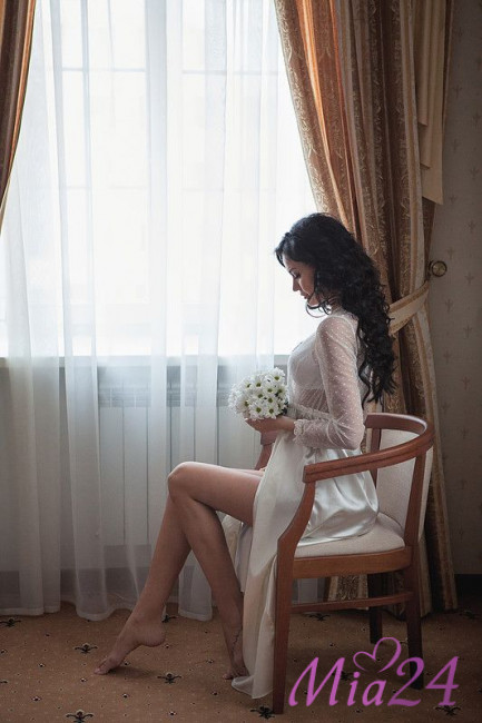 Пеньюар длинный женский Mia-Mia "Sevilla" 17037 белый