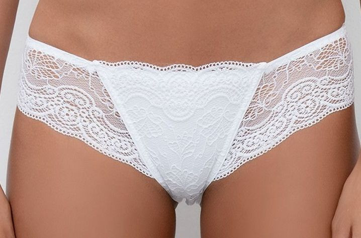 Кружевные трусы-слип Lormar Profilo белый