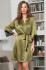 Халат шелковый Mia-Amore "Olivia" 3643 оливковый Халат шелковый Mia-Amore "Olivia" 3643 оливковый