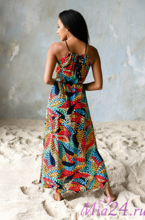 Платье длинное женское из вискозы Mia-Mia "Dominica" 16440