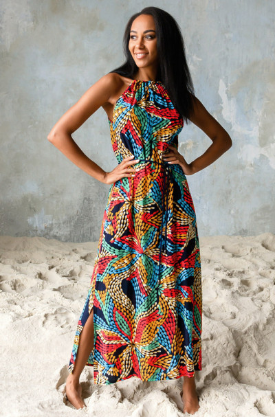 Платье длинное женское из вискозы Mia-Mia "Dominica" 16440