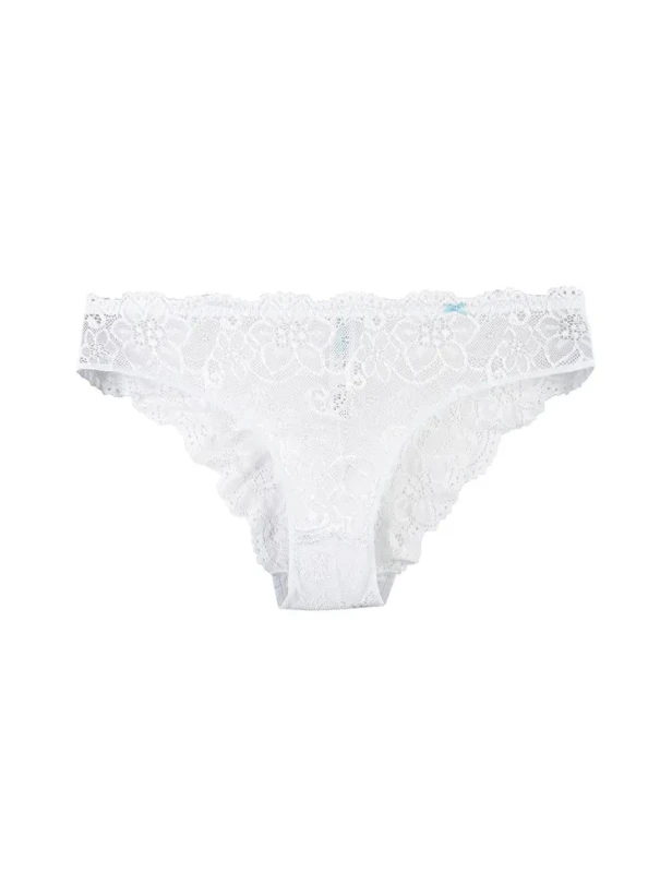 Кружевные трусики-слип Infiore "Twist" 888 белый