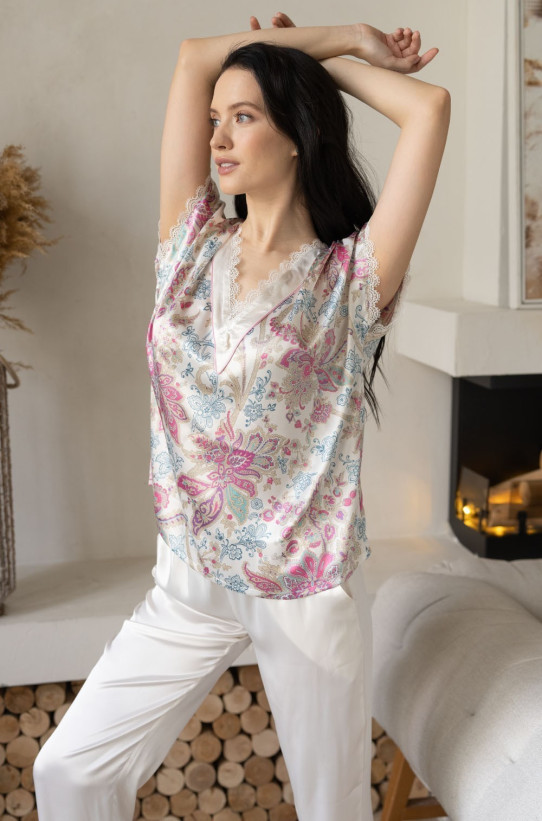 Комплект домашний женский Mia-Amore "Sophia" 5936 молочный