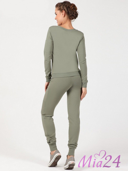 1503 Костюм из велюра Barocco оливка 1503 Костюм из велюра Barocco оливка