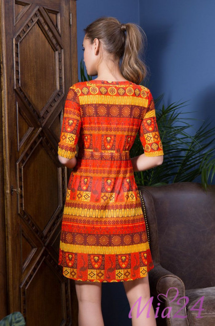 Платье пляжное женское Mia-Mia "Adelin" 19213 оранжевый