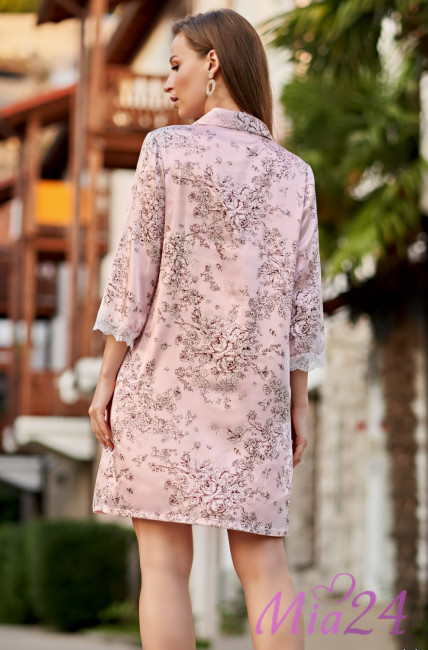 Халат женский на пуговицах Mia-Amore "Rosemary" 8697 Халат женский на пуговицах Mia-Amore "Rosemary" 8697