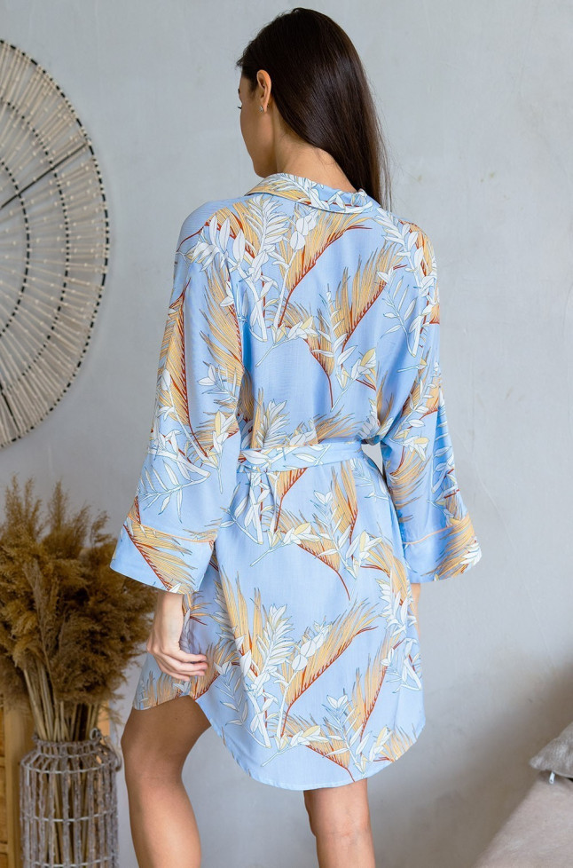 Халат-рубашка женский из вискозы Mia-Amore "Palm beach" 1987