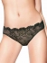 Кружевные трусики-слип Infiore "Twist" 888 черный