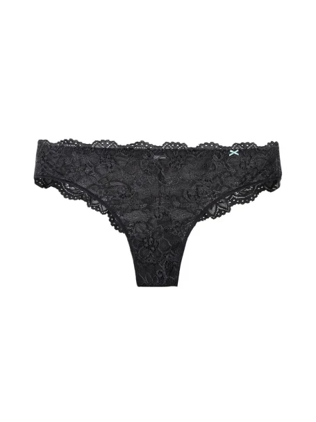 Кружевные трусики бразильяна Infiore "Twist" 887 черный