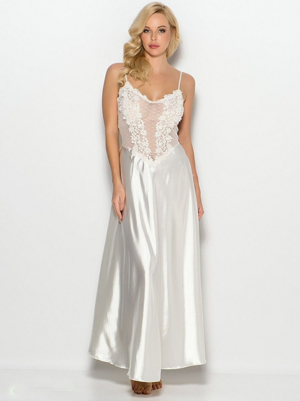 Сорочка женская длинная Mia-Mia "Sevilla" 17035 белый