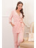 Пижама женская из флиса "Cleo" 718 персиковый Пижама женская из флиса "Cleo" 718 персиковый